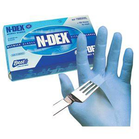 Picture of N-Dex 4-mil Smooth Glove Box of 100