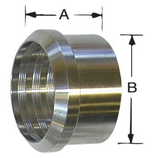 Picture of Bevel-Seat Recessless Roll-On Ferrule