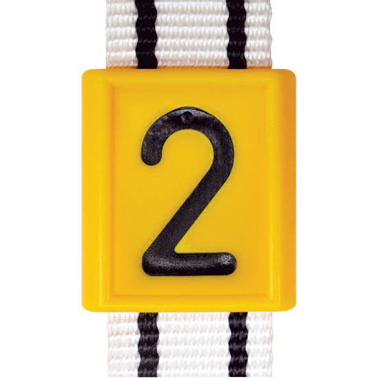 Picture of Yellow Neck Strap ID # 2
