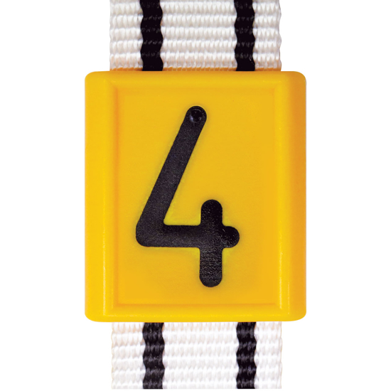 Picture of Yellow Neck Strap ID # 4